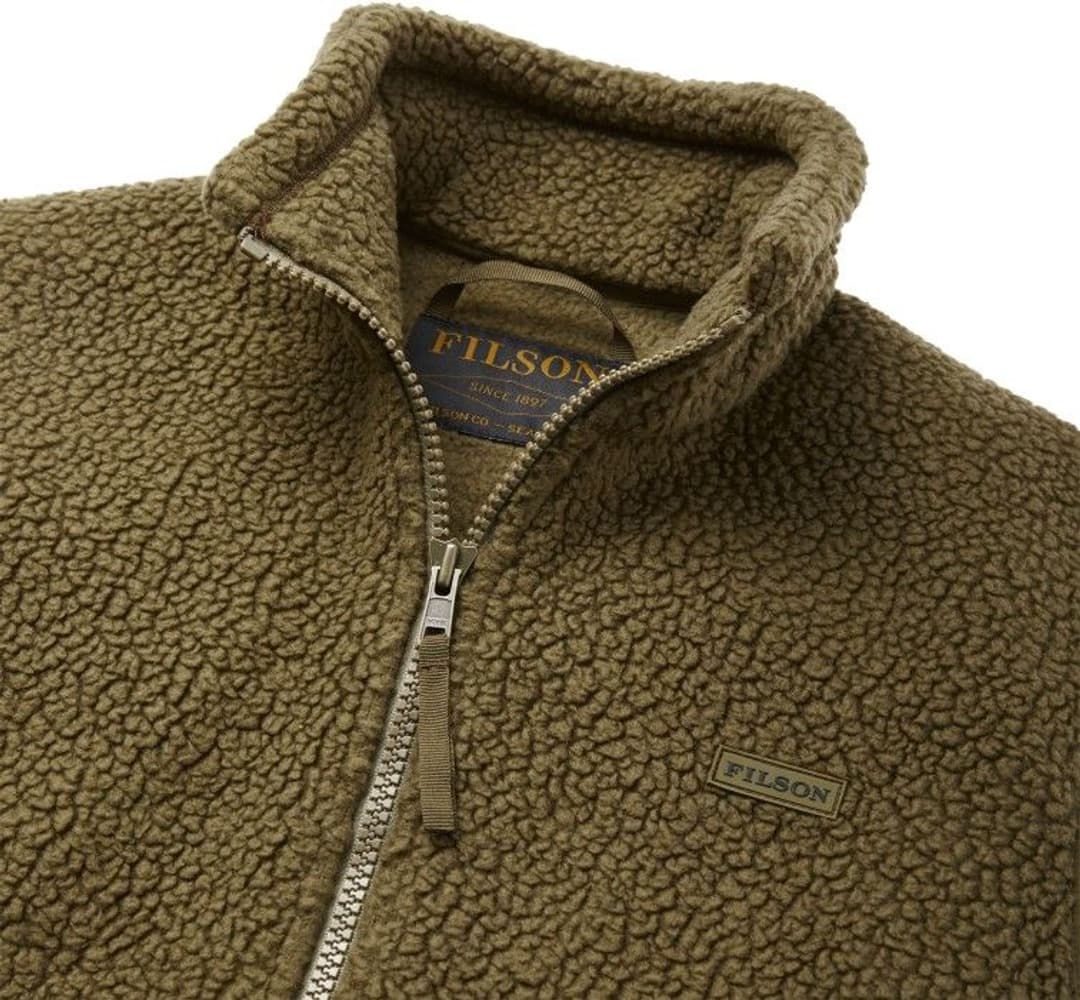 Sherpa Fleece Vest Marsh Olive, view: 3