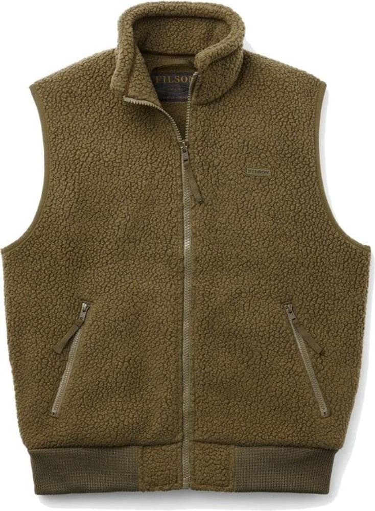 Sherpa Fleece Vest Marsh Olive, view: 0