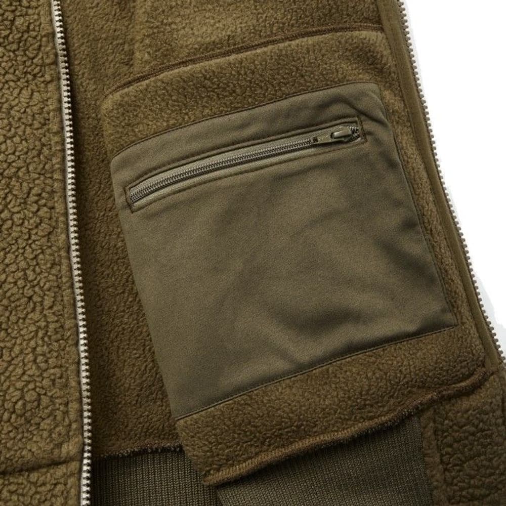 Sherpa Fleece Vest Marsh Olive, view: 4