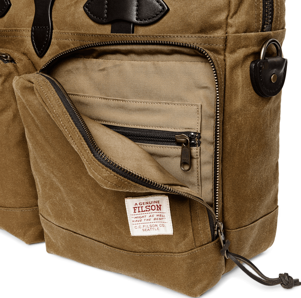 24 Hour Tin Briefcase Dark Tan, view: 4