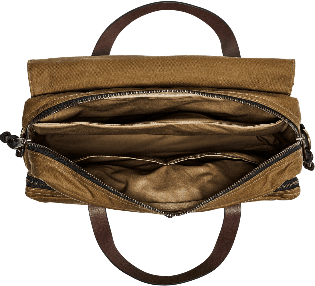 24 Hour Tin Briefcase Dark Tan, view: 3