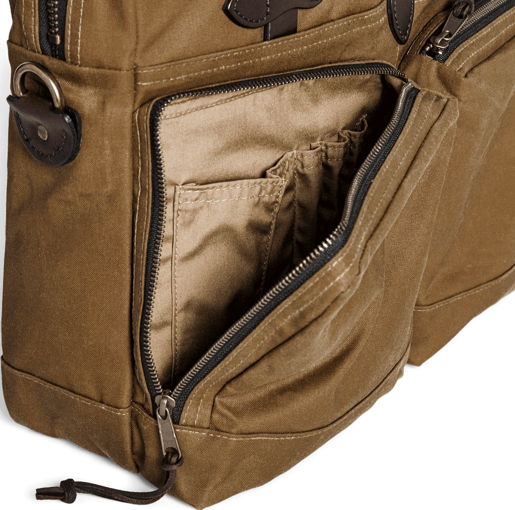 24 Hour Tin Briefcase Dark Tan, view: 5