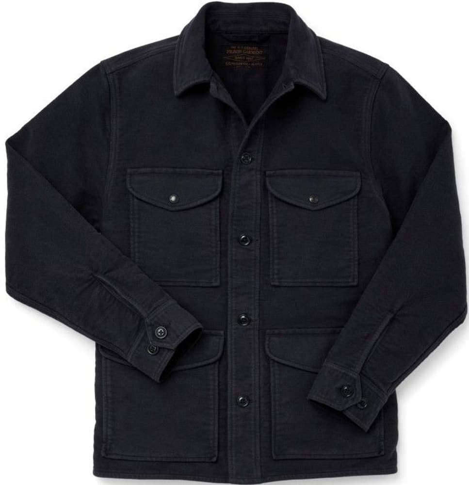 M's Moleskin Work Coat Dark Navy, view: 0