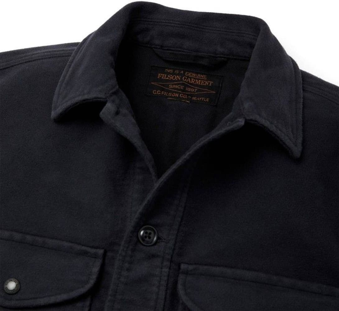 M's Moleskin Work Coat Dark Navy, view: 2