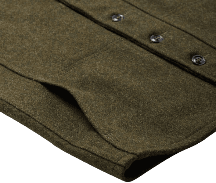 M's Mackinaw Wool Vest Forest Green, view: 2