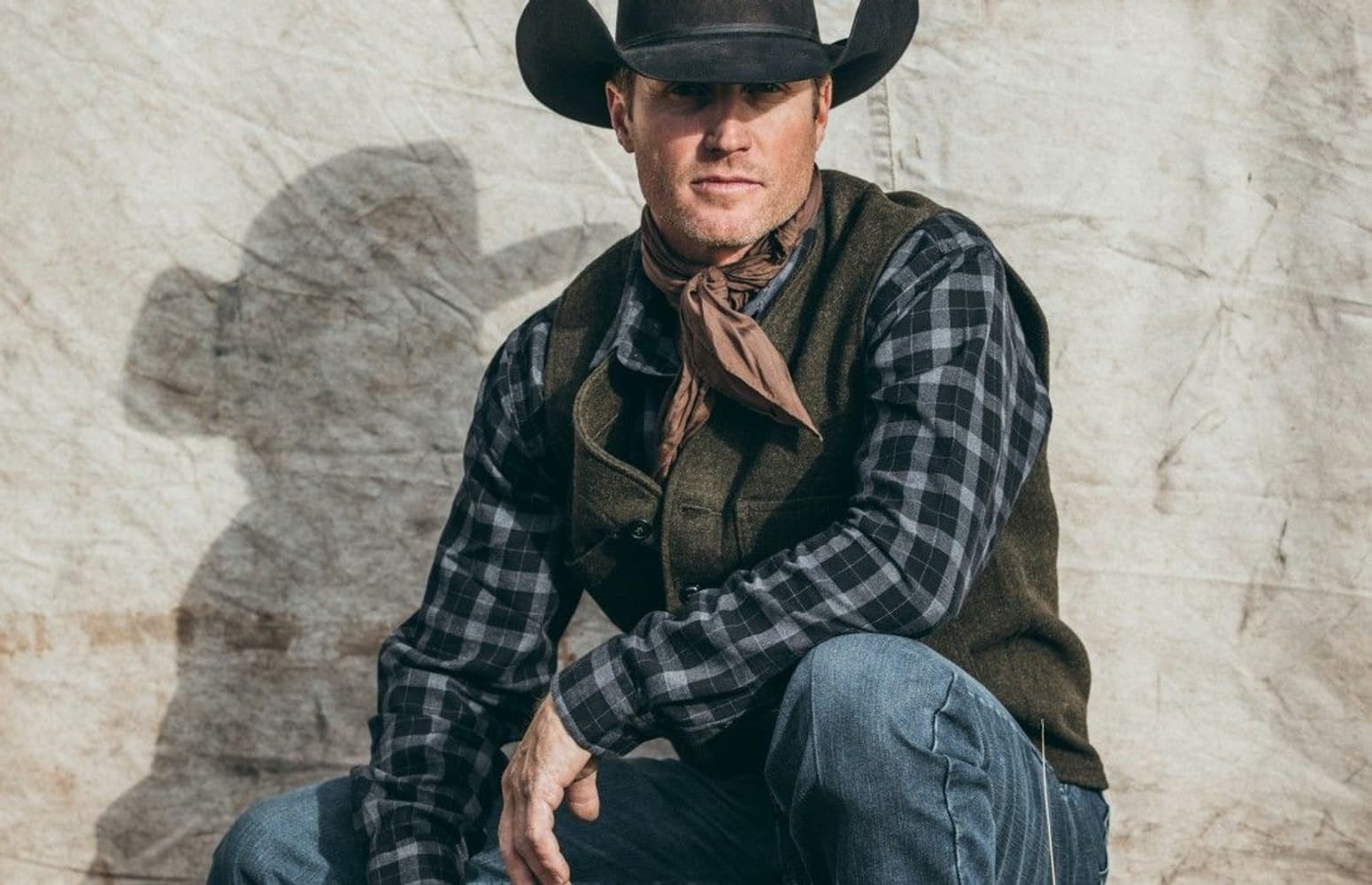 M's Mackinaw Wool Vest Red/Black, view: 1