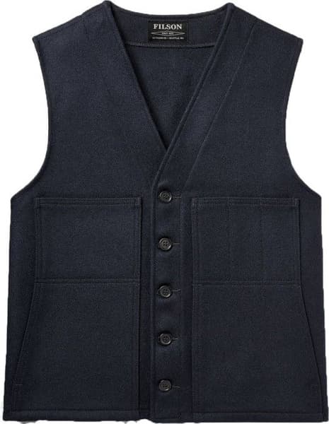 M's Mackinaw Wool Vest Dark Navy, view: 0
