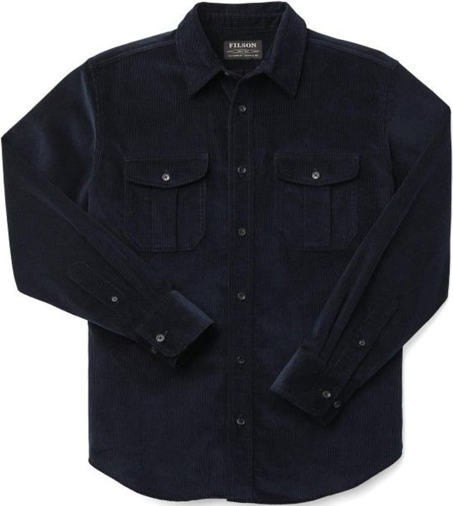12-Wale Corduroy Shirt Dark Navy, view: 0