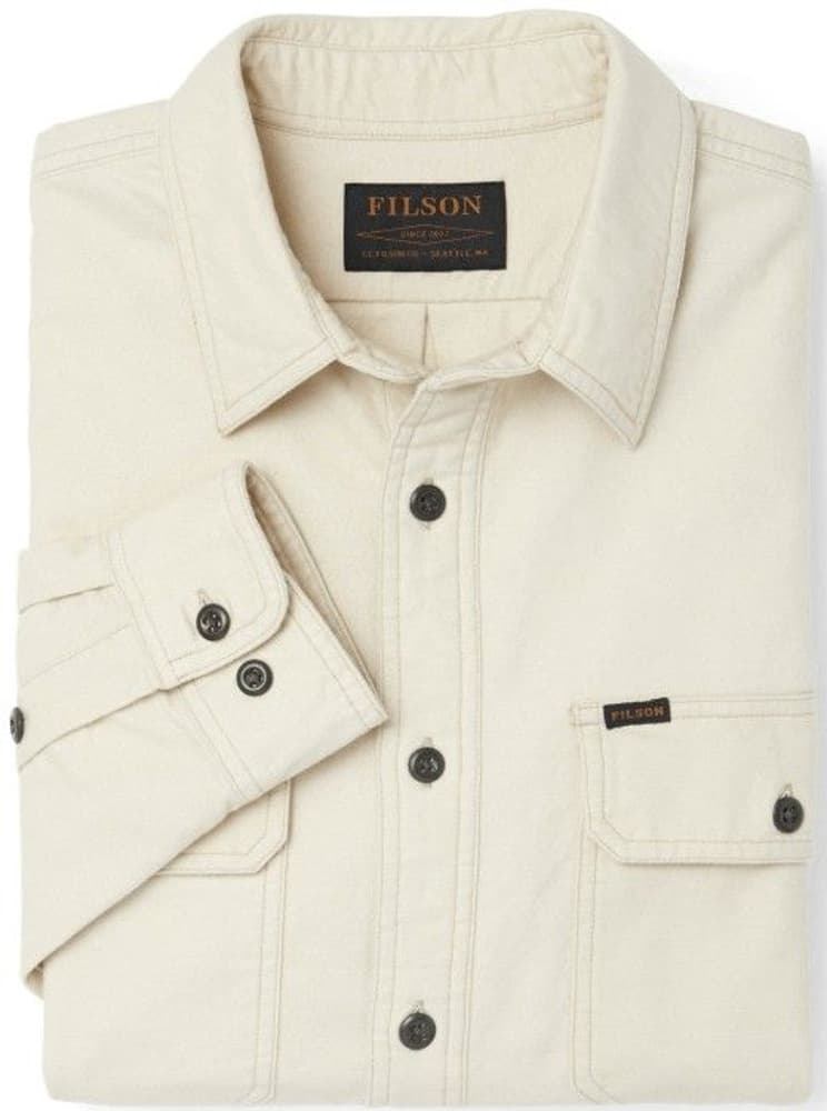 M's Field Flannel Shirt Natural, view: 2