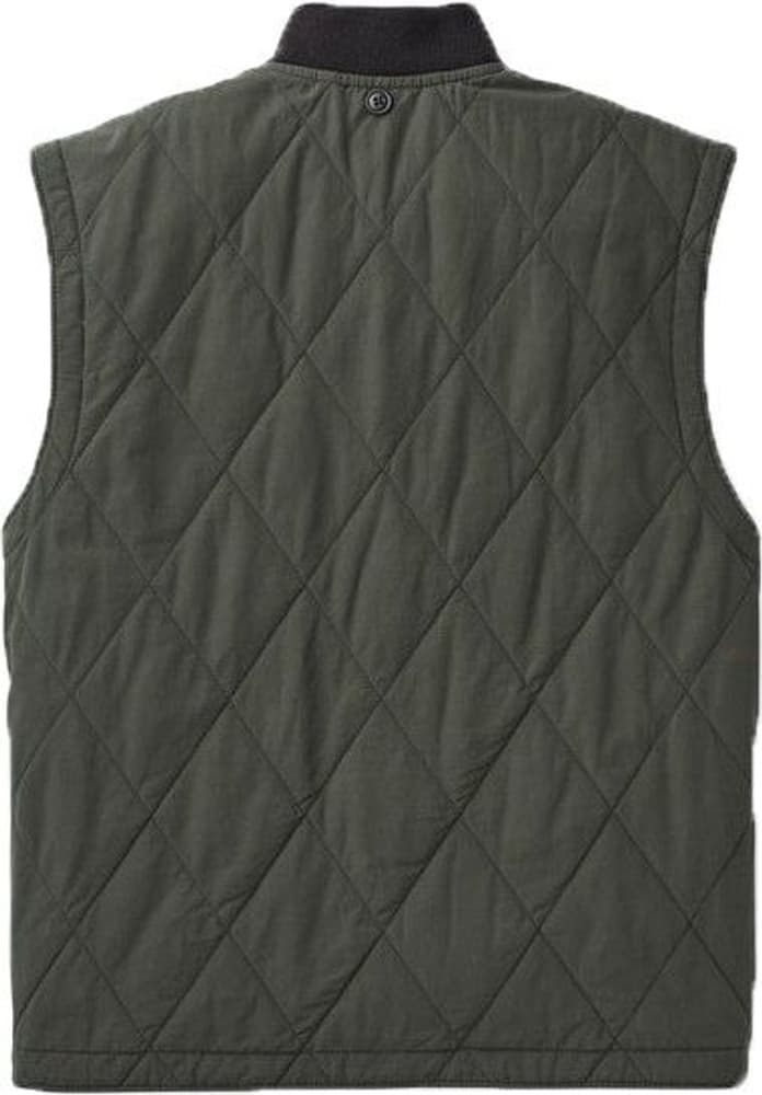 Men's Quilted Pack Vest Dark Otter Green, view: 2