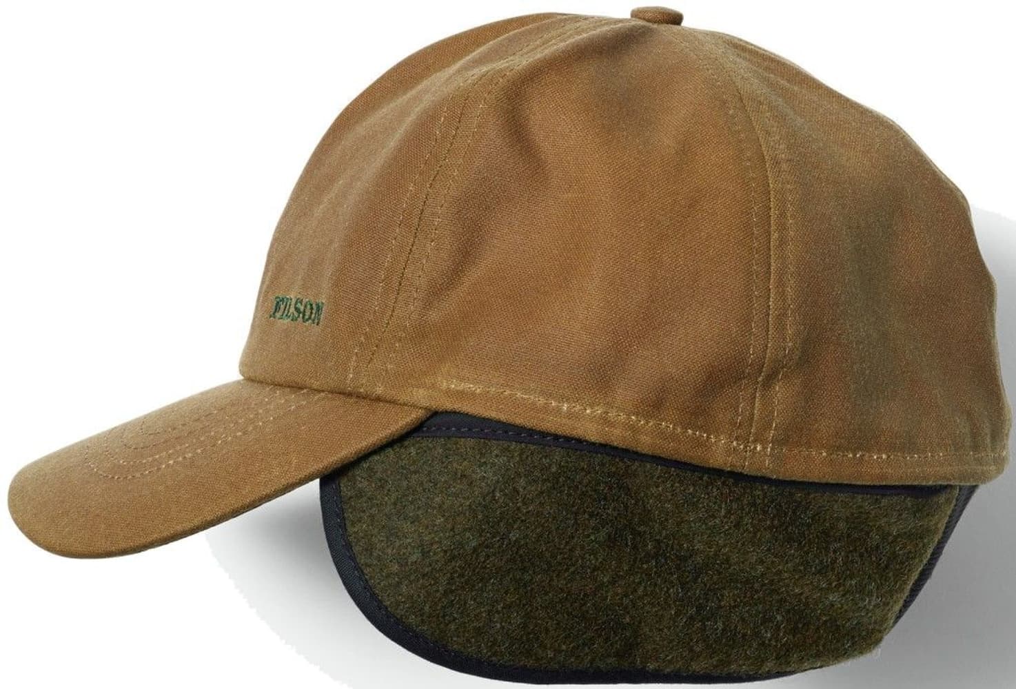 Insulated Tin Cloth Cap Dark Tan, view: 0