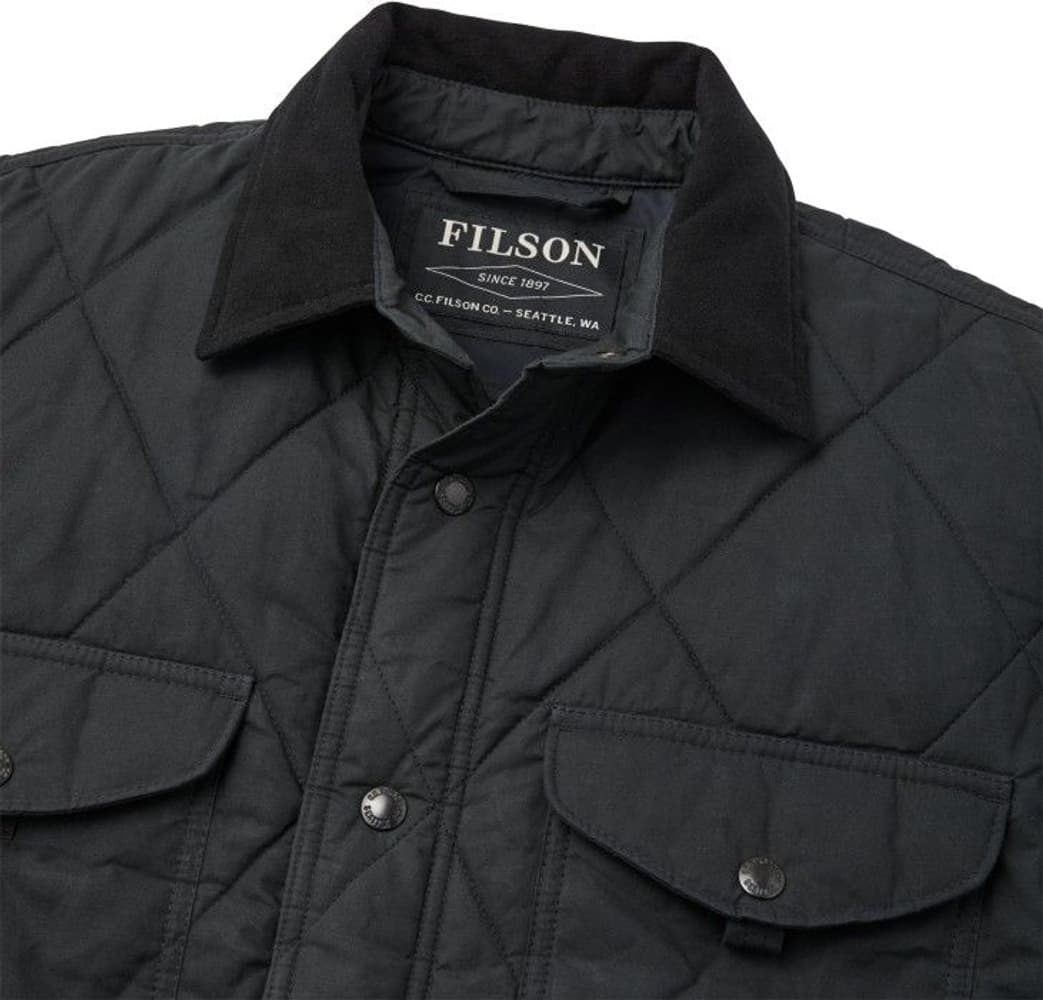 Hyder Quilted Jac-Shirt Black, view: 3