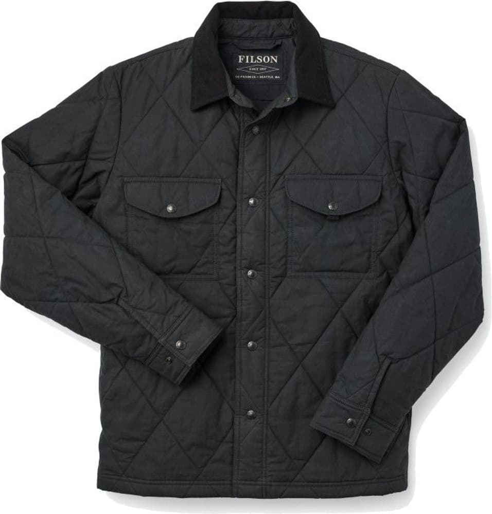 Hyder Quilted Jac-Shirt Black, view: 0