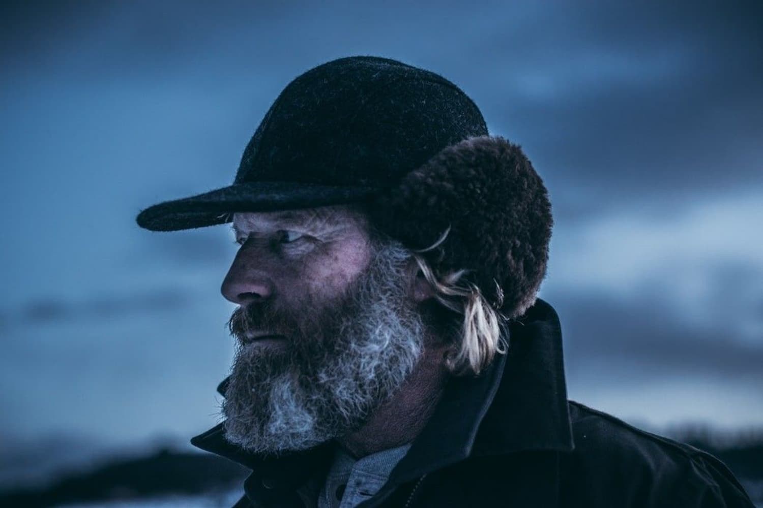 Double Mackinaw Wool Hat Charcoal/Dark Brown, view: 4