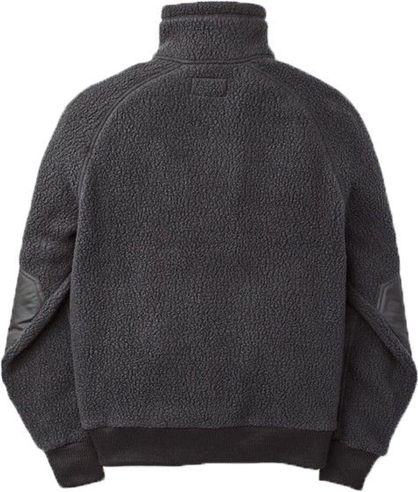 Men's Sherpa Fleece Jacket Black, view: 1