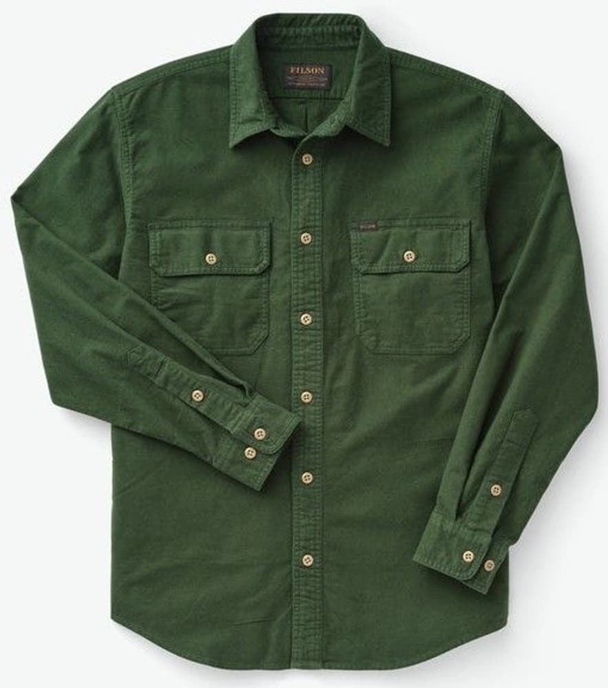 Men's Field Flannel Shirt s Dark Mos, view: 0