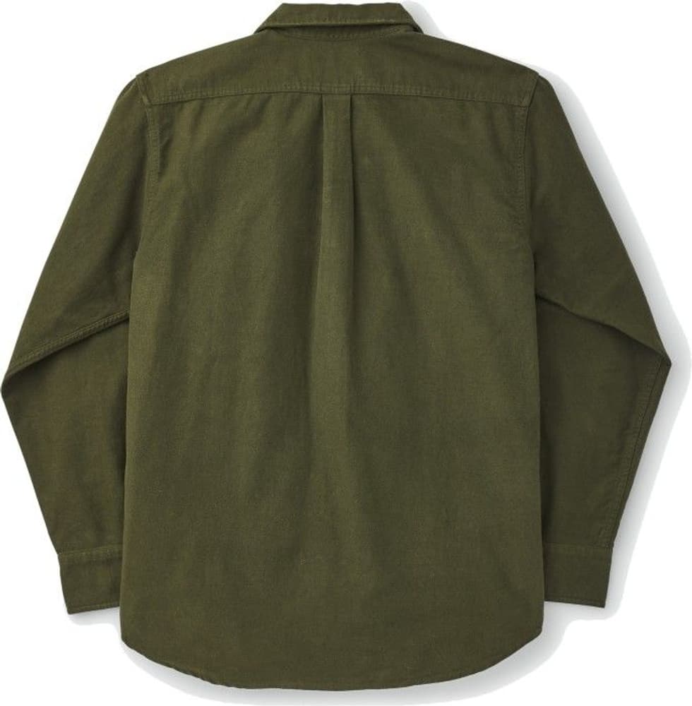 M's Moleskin Seattle Shirt Dark Olive, view: 1