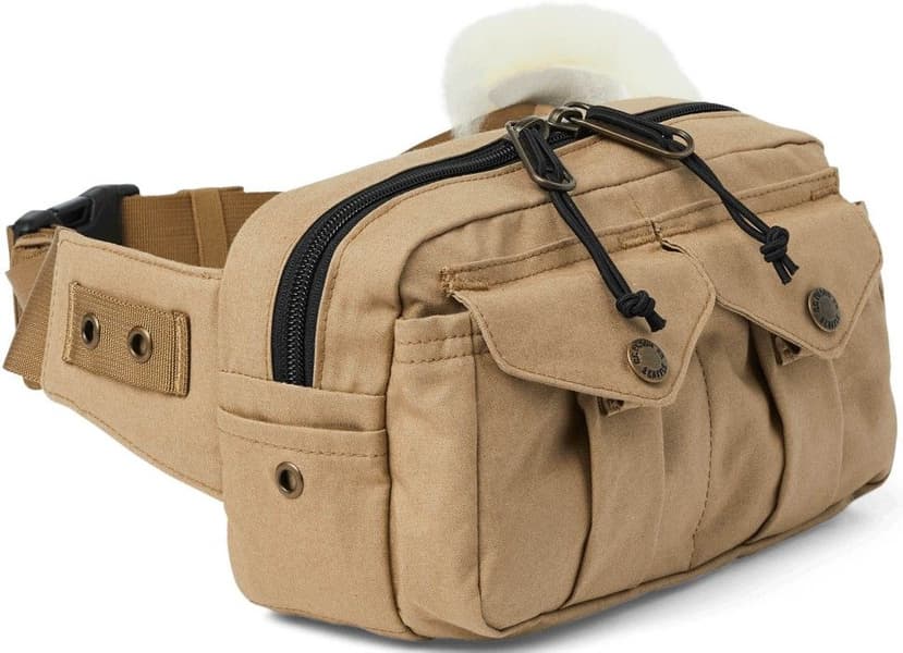 Compact Fishing Waist Pack Dark Tan, view: 3