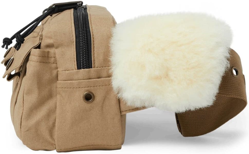 Compact Fishing Waist Pack Dark Tan, view: 2