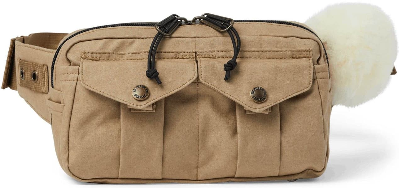 Compact Fishing Waist Pack Dark Tan, view: 0