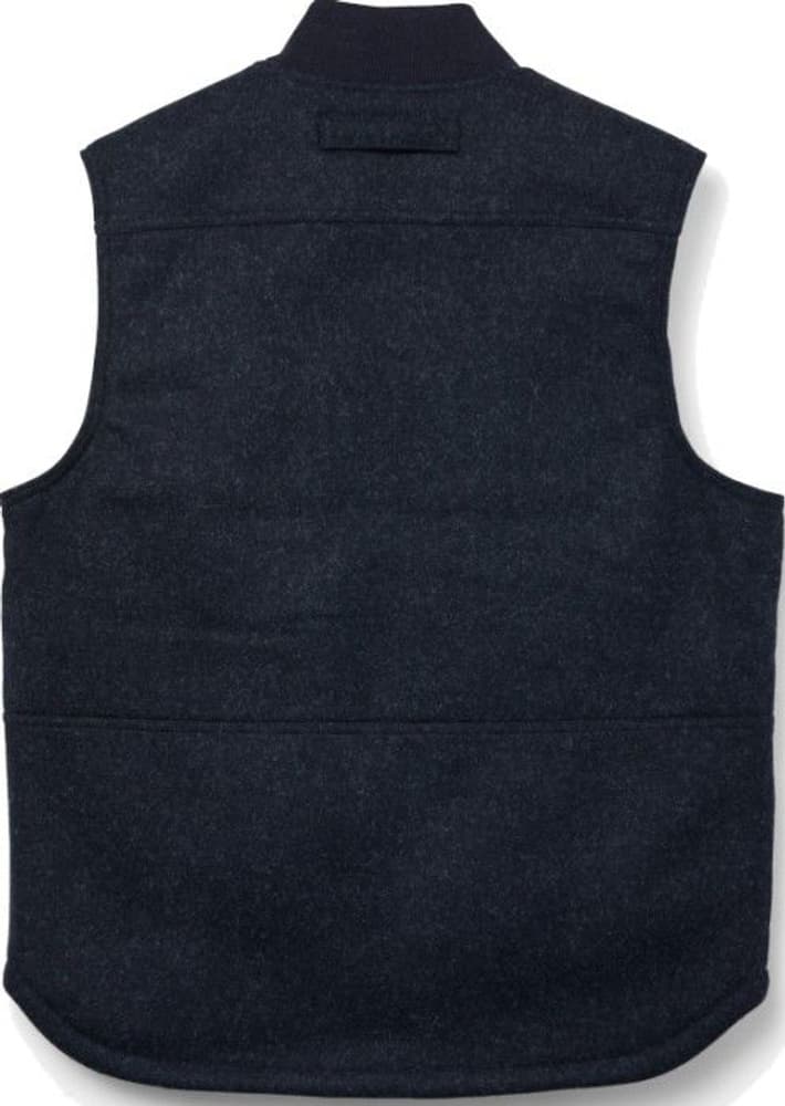 Lined Mackinaw Wool Work Vest Charcoal, view: 2