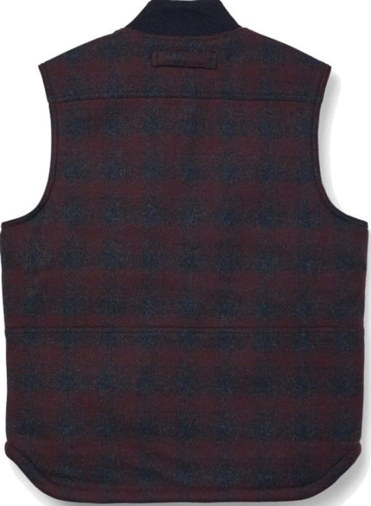 Lined Mackinaw Wool Work Vest Mrn Coal, view: 2