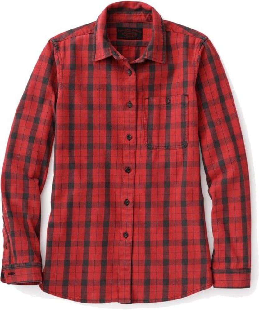 W's Washed Alaskan Guide Shirt Flame/Grey, view: 0