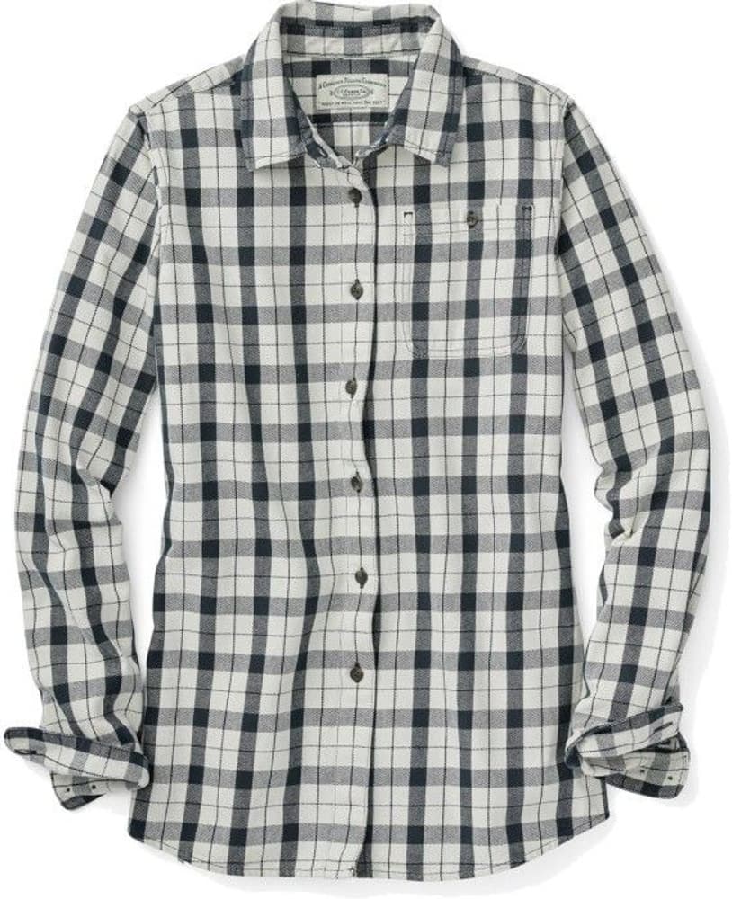 W's Washed Alaskan Guide Shirt Cream/Black, view: 0