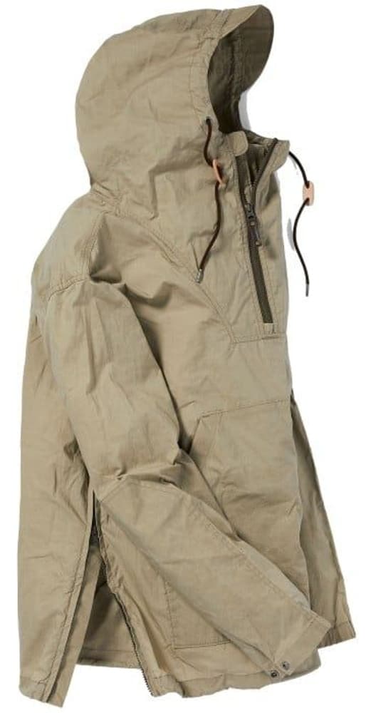 Men's Lightweight Waxed Anorak Grey Khaki, view: 2