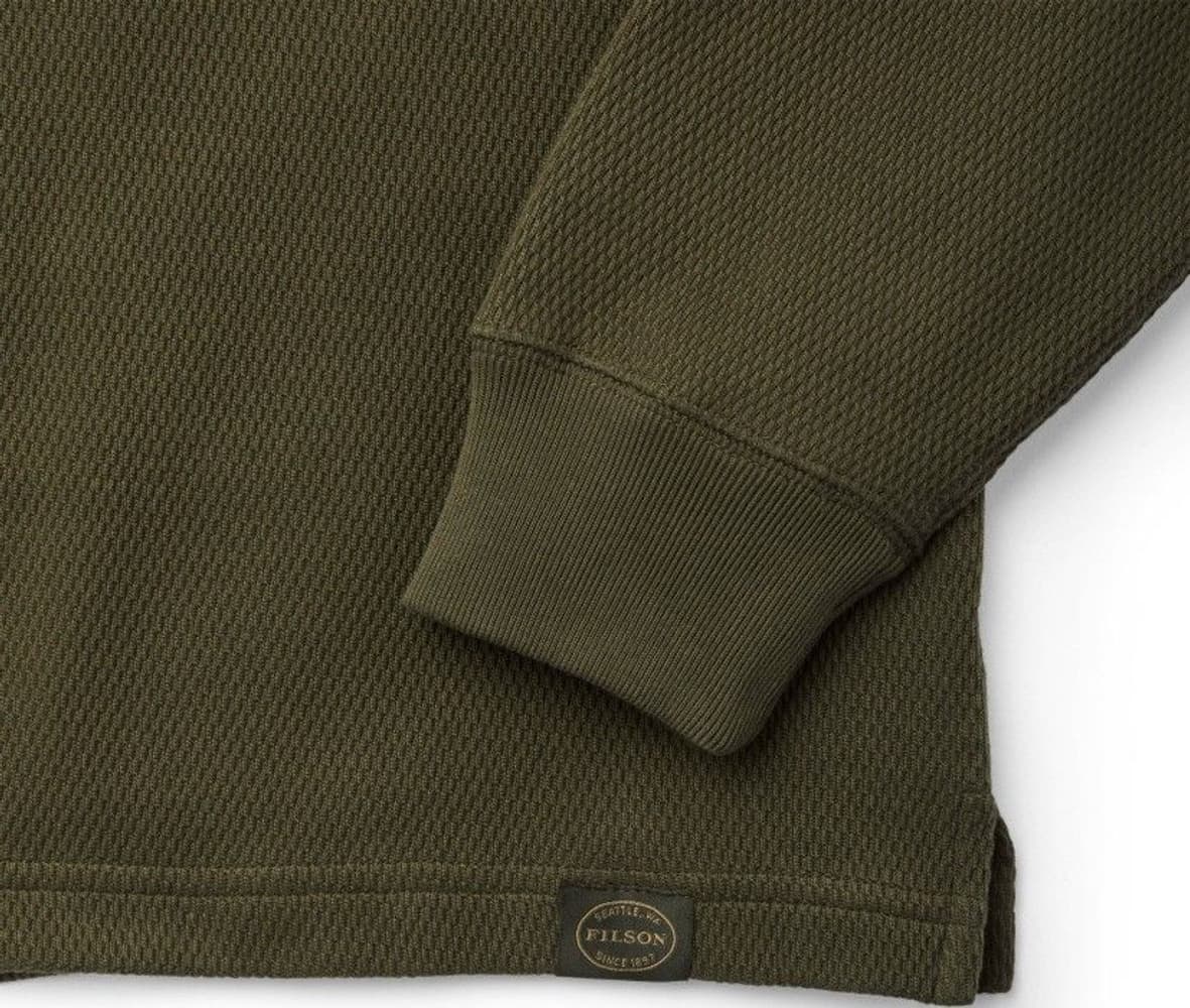 M's Waffle Knit Thermal Crewneck Mossyrock, view: 3