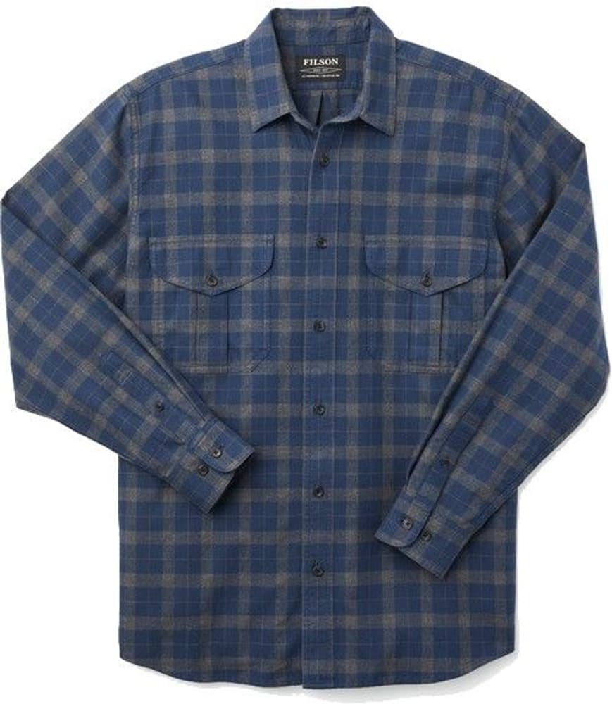 Light Weight Alaskan Guide Shirt Navy Heather Grey, view: 0