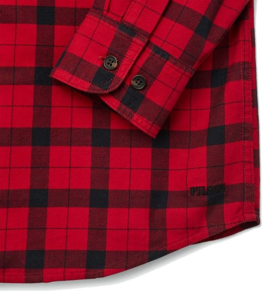 Light Weight Alaskan Guide Shirt Red Black, view: 5