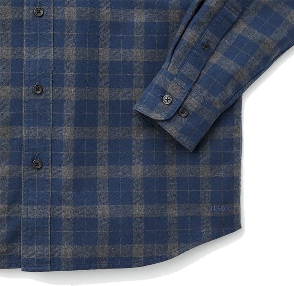 Light Weight Alaskan Guide Shirt Navy Heather Grey, view: 5