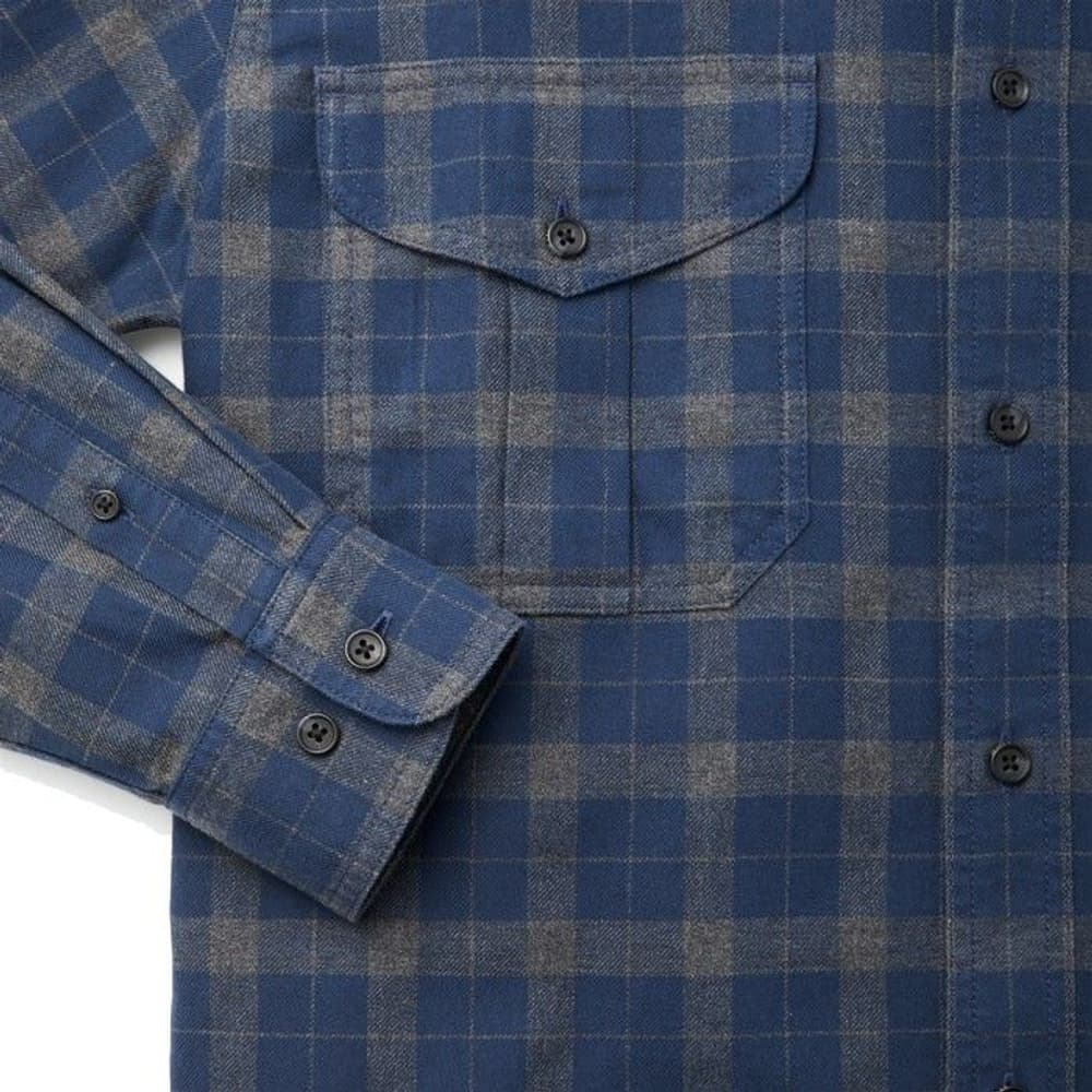 Light Weight Alaskan Guide Shirt Navy Heather Grey, view: 4