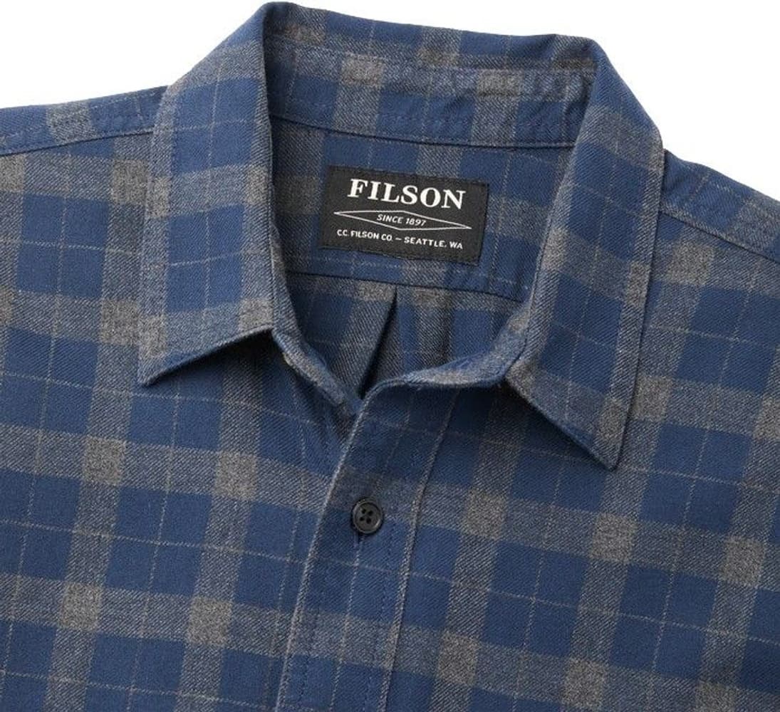 Light Weight Alaskan Guide Shirt Navy Heather Grey, view: 3