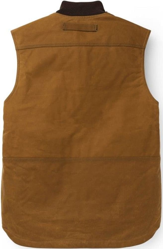 M's Tin Cloth Insulated Work Vest Dark Tan, view: 1