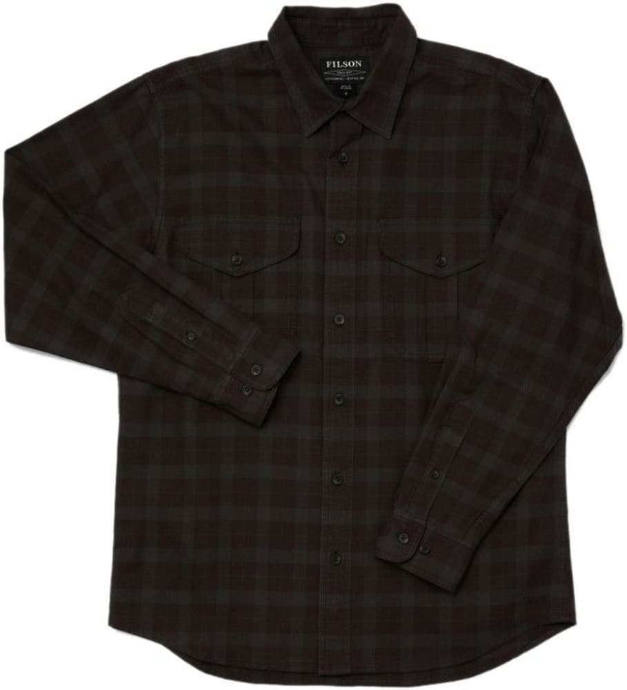 M's Light Weight Alaskan Guide Shirt Fade Black Dark Grey, view: 0