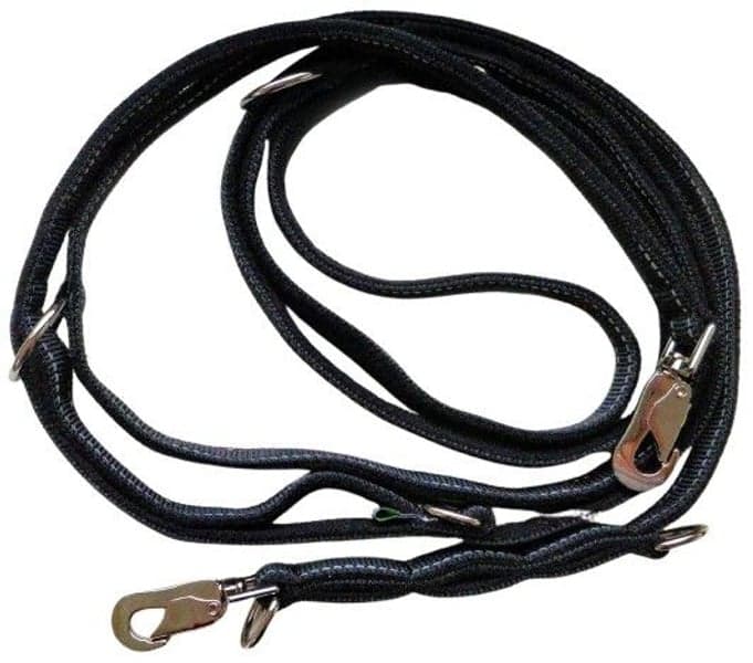 Multifunktions-koppel 2x300 cm Svart, view: 2