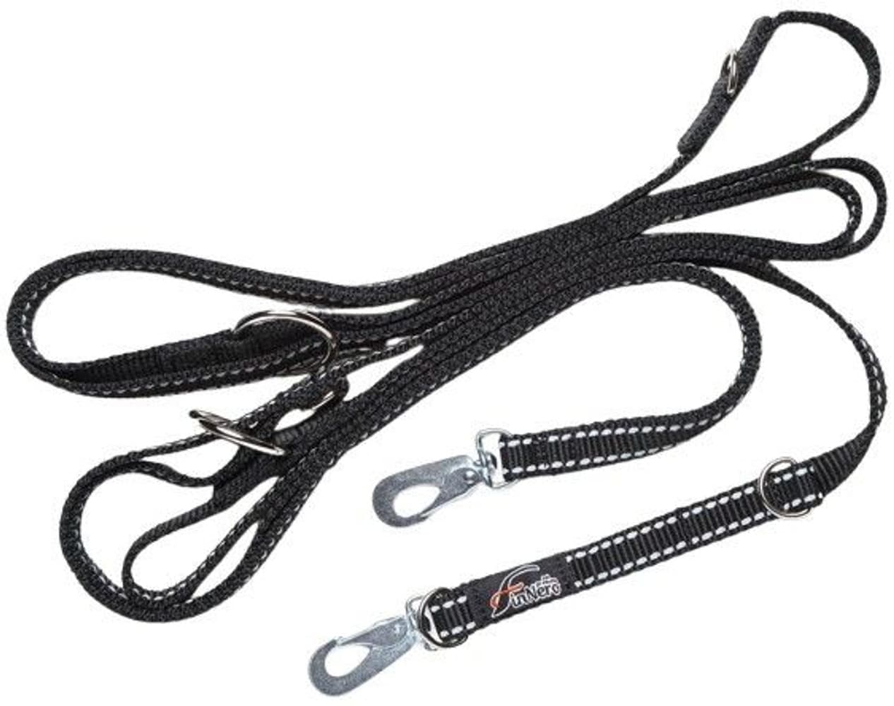 Multifunktions-koppel 2x300 cm Svart, view: 1