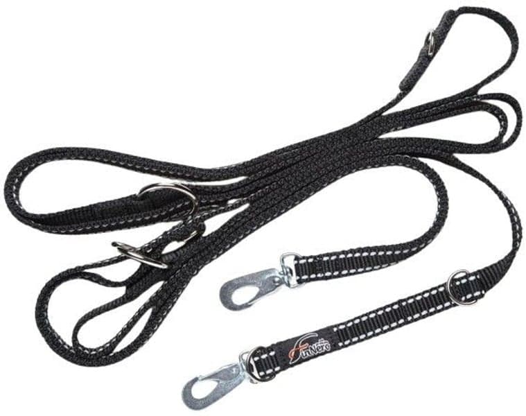 Multifunktions-koppel 2x300 cm Svart, view: 1