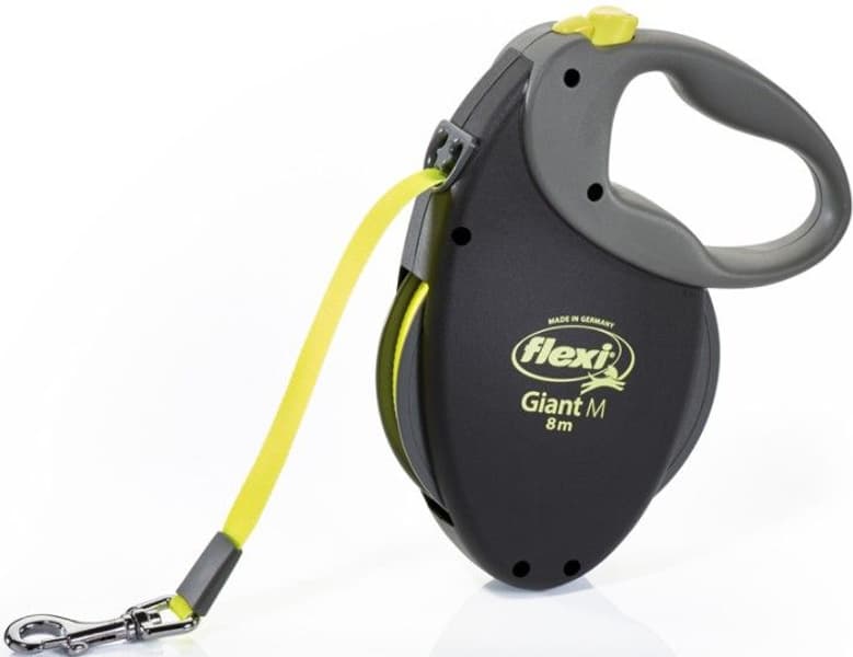 flexi NEON GIANT M: 8 m band Svart/Neon, view: 0