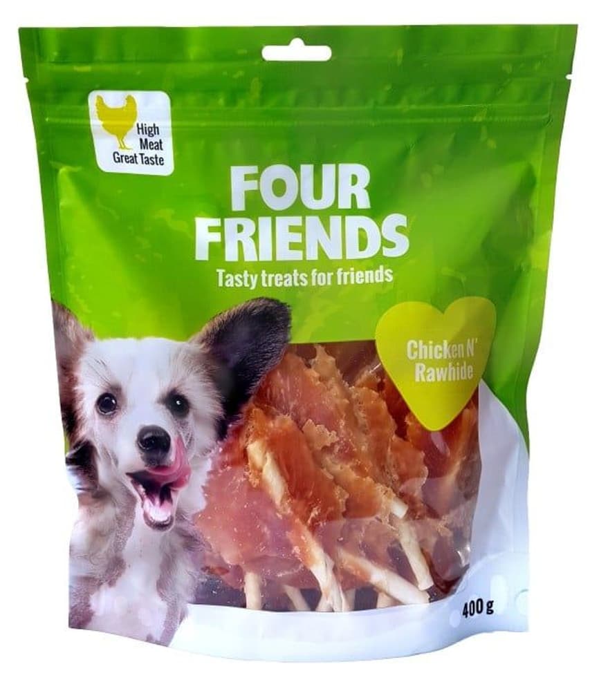 FourFriends Godis Chicken N Rawhide 400g, view: 0