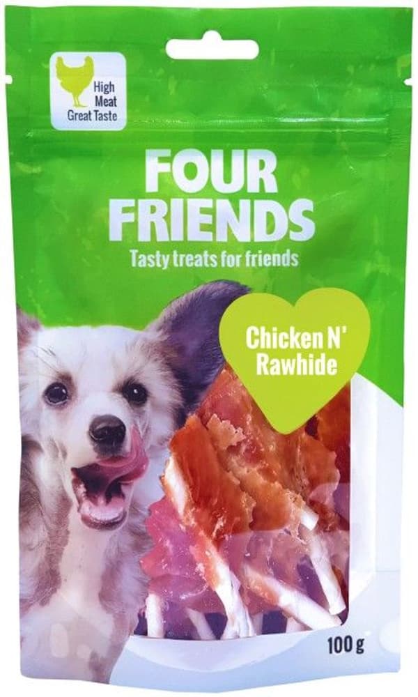 FourFriends Godis Chicken N' Rawhide 100g, view: 0