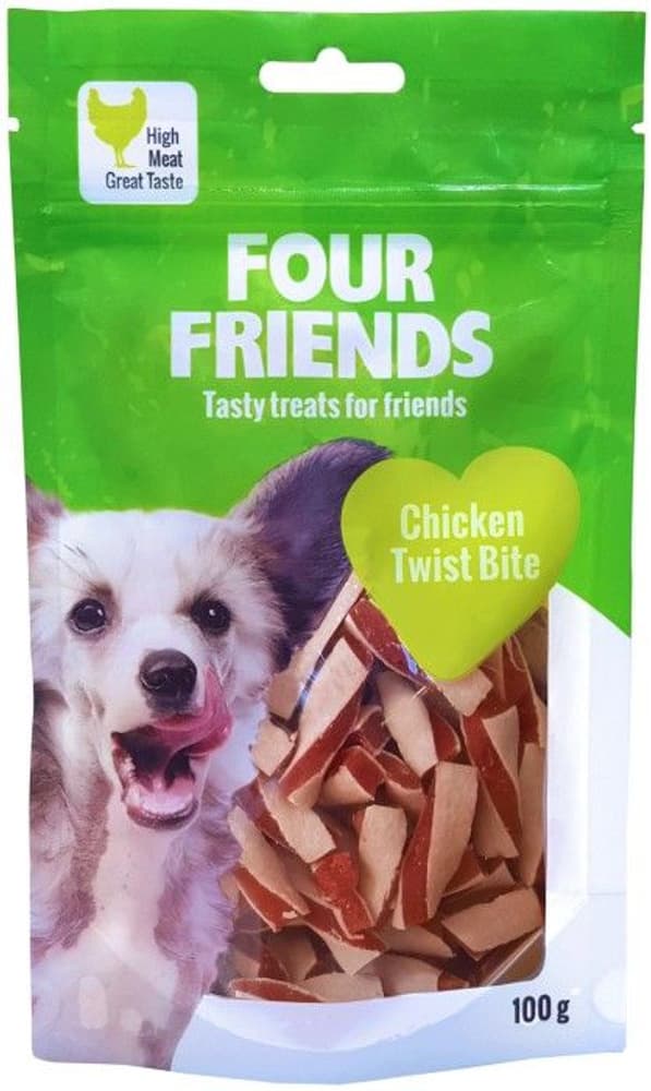 FourFriends Godis Chicken Twist Bite 100g, view: 0