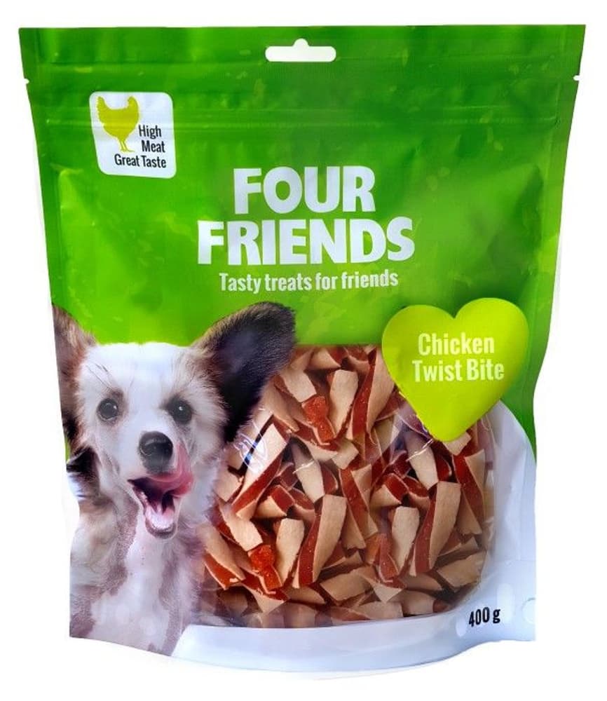 FourFriends Godis Chicken Twist Bite 400g, view: 0