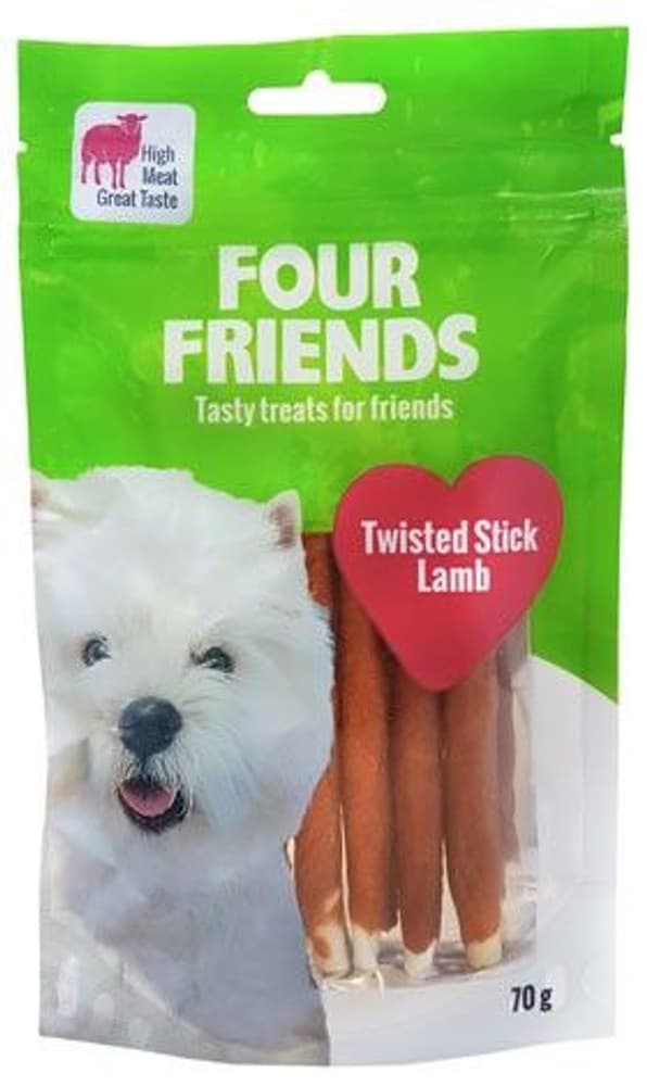 FourFriends Twisted Stick Lamb 12,5 cm 7 st, view: 0