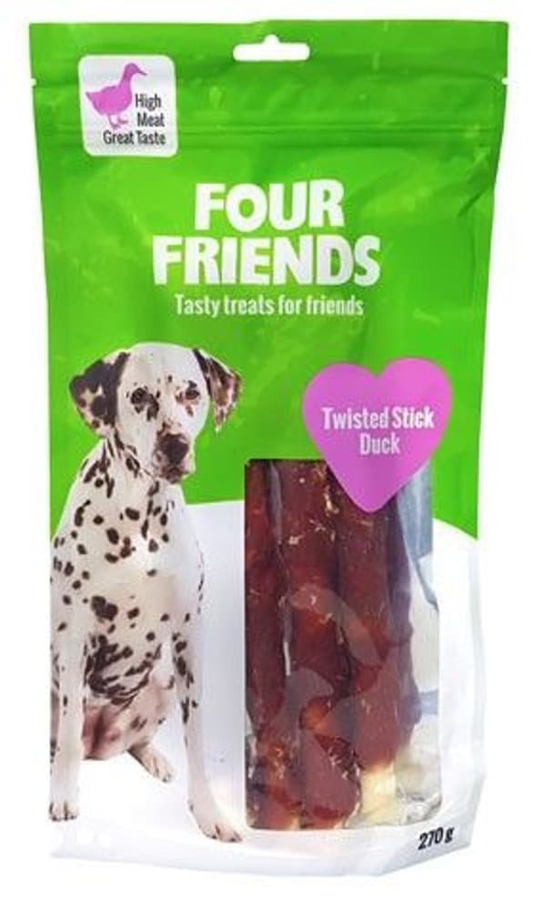 FourFriends Twisted Stick Duck 12,5 cm 4 st, view: 0