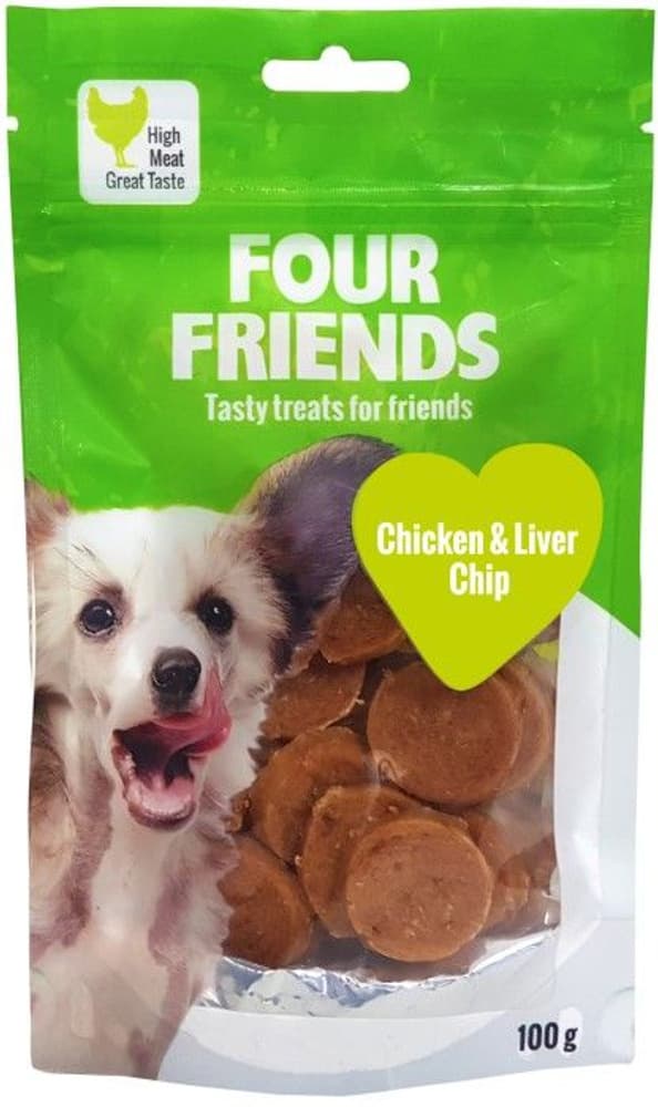 FourFriends Godis Chicken & Liver Chip 100g, view: 0