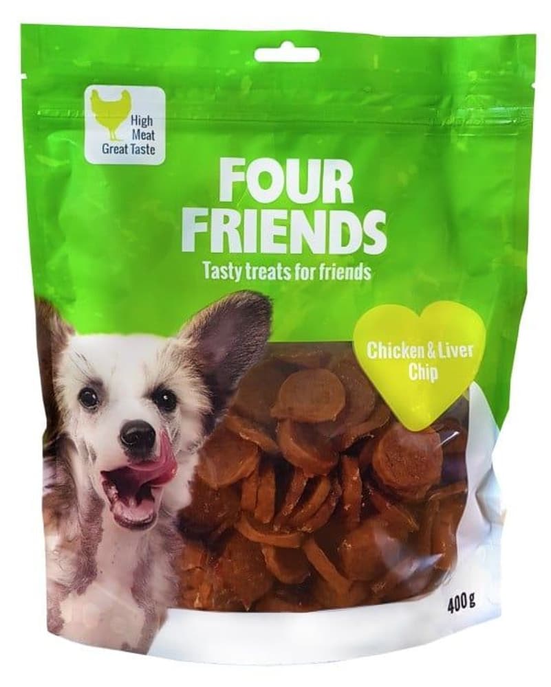 FourFriends Godis Chicken & Liver Chip 400g, view: 0