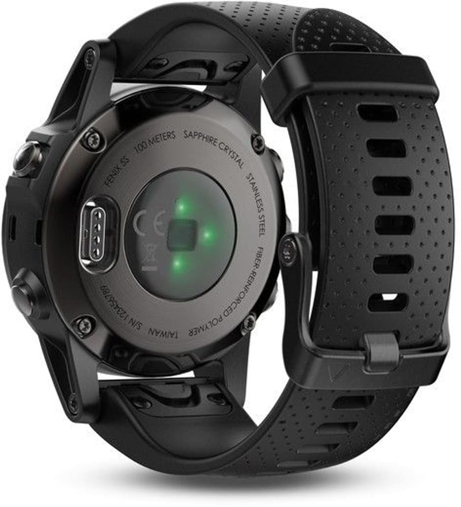 Fenix 5S Sapphire Svart, view: 5